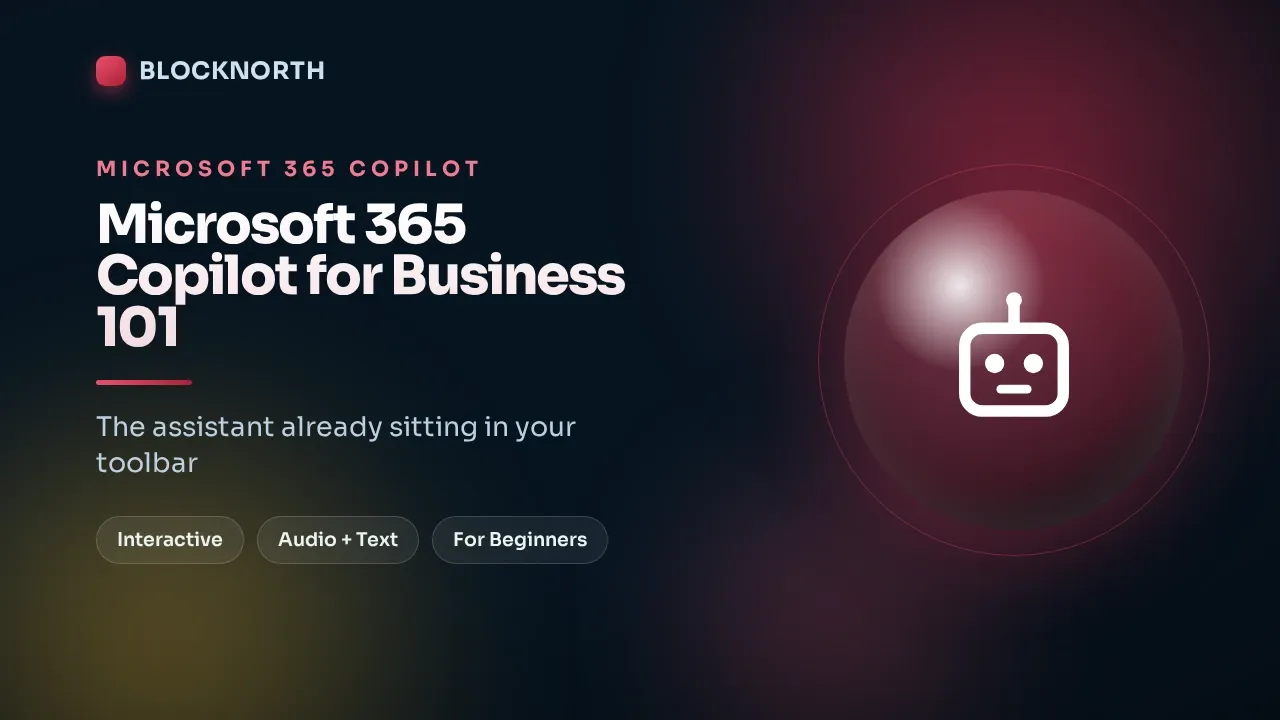 Microsoft 365 Copilot for Business 101 course thumbnail